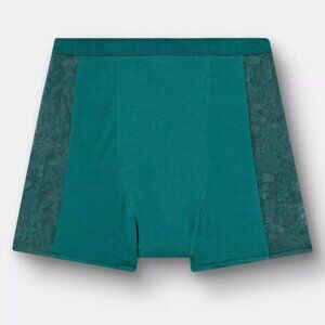 ❤️PIC TORRID LEAKPROOF COTTON LACE SHORTIE PANTY - LEAK PROTECTION - PLUS SIZE